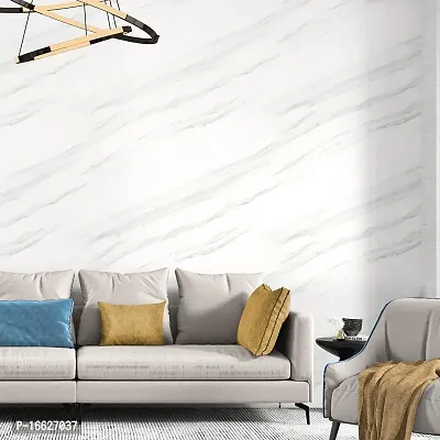 SUNBIRD Glossy White Marble Contact Paper Peel and Stick Wallpaper Vinyl Film Self Adhesive Removable Waterproof Wall Paper for Countertop Cabinet Kitchen-thumb4