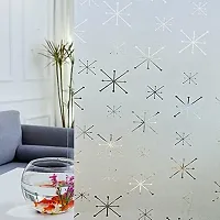 SUNBIRD 3D Decor Texture Privacy Window Film Static Cling No Glue Window Marble Stained Glass Window Film Coverings Glass Sticker for Home Self-Static-thumb1