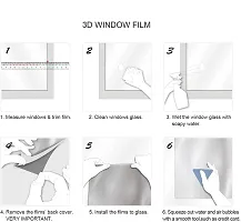 SUNBIRD Windows Glass Film Glass  Doors, Self Static Cling Frosting Decorative Window Stickers Window Tinting for Home Bathroom (17 X 60 Inch, Sunflower)-thumb4