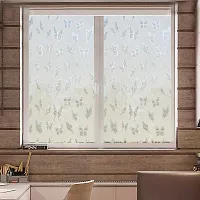 SUNBIRD Window Privacy Film Cling Decorative Window Sticker Non-Adhesive Bathroom Window Privacy Film Sun Blocking Stained Glass Sticker for Home and Office-thumb1