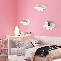 SUNBIRD Matte Pink Wallpaper Pink Peel and Stick Wallpaper Pink Contact Paper Self Adhesive Thick Removable Wall Paper Roll for Bedroom Nursery Walls Cabinet Kids-thumb2