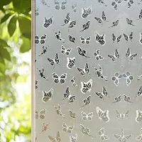 SUNBIRD Window Privacy Film Cling Decorative Window Sticker Non-Adhesive Bathroom Window Privacy Film Sun Blocking Stained Glass Sticker for Home and Office-thumb2