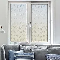 SUNBIRD Window Privacy Film Cling Decorative Window Sticker Non-Adhesive Bathroom Window Privacy Film Sun Blocking Stained Glass Sticker for Home and Office-thumb4