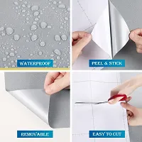 SUNBIRD Self-Adhesive Matte Wallpaper Removable Contact Paper Peel and Stick Paper Countertops for Kitchen Thick Waterproof Wall Paper for Bathroom Table Furniture-thumb3