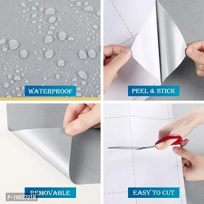 SUNBIRD Self-Adhesive Matte Wallpaper Removable Contact Paper Peel and Stick Paper Countertops for Kitchen Thick Waterproof Wall Paper for Bathroom Table Furniture-thumb4