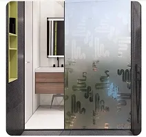 SUNBIRD Window Privacy Film, Decorative Stained Glass Window Film, Frosted Window Tinting Film for Home, House Door Glass( 60 X 121 cm Snail cuts)-thumb2