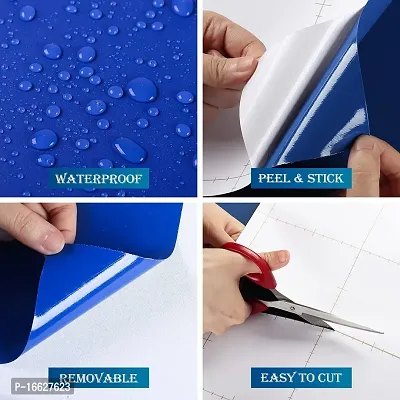 SUNBIRD Self-Adhesive Matte Wallpaper Removable Contact Paper Peel and Stick Paper Countertops for Kitchen Thick Waterproof Wall Paper for Bathroom Table Furniture-thumb3