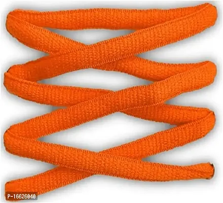 SUNBIRD 5 Pair Ova/sneaker/Flat Shoes laces Athletic Shoe Laces for Sport/Running Shoes Shoe Strings Round Oval /Flat/sneaker Shoe Lace (5 pair, Orange oval)-thumb3