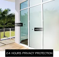 SUNBIRD? 50cm*3m Privacy Window Film Frosted Sticker with Grid Lines Backing Removable Opaque UV Protection Glass Film-thumb3