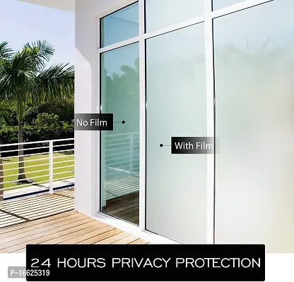 SUNBIRD? 50cm*3m Privacy Window Film Frosted Sticker with Grid Lines Backing Removable Opaque UV Protection Glass Film-thumb4