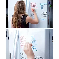 SUNBIRD White Board Sticker, Dry Eraser Paper for Wall, Stain-Proof Peel and Stick Film Self Adhesive Wall Paper Roll for Classroom/Office/Kids Painting, Dry Erase (24 X 48 Inch) (20 X 60 Inch)-thumb2