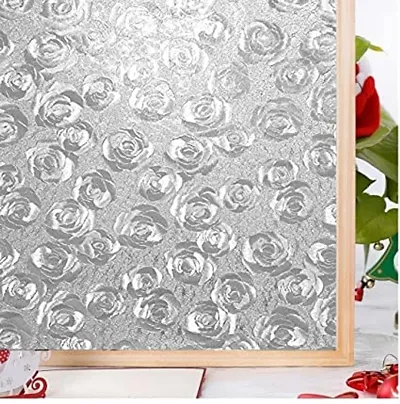 SUNBIRD Window Privacy Film 3D Self-Adhesive Static No Glue Anti UV Decorative Stain Glass Film Window Covering for Home Office