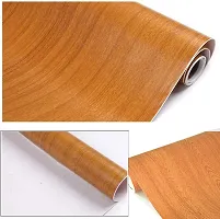 SUNBIRD Wood Wallpaper, Peel and Stick Self-Adhesive Vinyl Decorative Wallpaper Removable Oil Proof Wallpaper Waterproof and Heat Resistant-thumb1