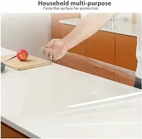 SUNBIRD Clear Glossy Self-Adhesive Film, Oil-Proof, Dust-Proof and Waterproof, for Crafts Kitchen Backsplash Protector Sticky Paper Kitchen Oil Proof Sticker, 60X200cm-thumb3