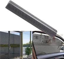 SUNBIRD Perforated Vinyl Window Film Black to Prevent Bird Strike, Perforated Black Vinyl Privacy Window Film Privacy Protecting Self Adhesive Glass Stickers 24x48 Inch-thumb4