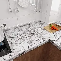 SUNBIRD Glossy White Marble Contact Paper Peel and Stick Wallpaper Vinyl Film Self Adhesive Removable Waterproof Wall Paper for Countertop Cabinet Kitchen-thumb1