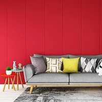 SUNBIRD Matte Red Wallpaper for Cabinets Wall Paper Roll Peel and Stick for Kitchen Vinyl Removable Self Adhesive Wallpaper for Bedroom Living Room Drawers 24 X 48 Inch_ red Matte-thumb2