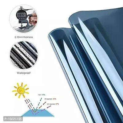 SUNBIRD 3Pcs_20Inch X 48Inch_One Way Mirror Window Film Self-Adhesive Reflective Privacy Glass Tint Heat Control Solar Film-thumb3