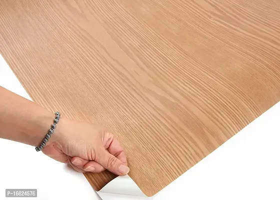 SUNBIRD Wood Wallpaper, Peel and Stick Self-Adhesive Vinyl Decorative Wallpaper Removable Oil Proof Wallpaper Waterproof and Heat Resistant-thumb4