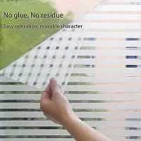 SUNBIRD? Frosted Window Film Stripe Patterns for Home Office Kids Study Meeting Room 40x200cm-thumb3