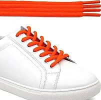 SUNBIRD 5 Pair Ova/sneaker/Flat Shoes laces Athletic Shoe Laces for Sport/Running Shoes Shoe Strings Round Oval /Flat/sneaker Shoe Lace (5 pair, Orange oval)-thumb4