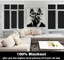 SUNBIRD Blackout Window Film Totally Privacy 99.9% Light Blocking Window Heat Control Anti-UV Static Cling Window Film for Privacy Night Working Baby Room and Day Sleeping-thumb2