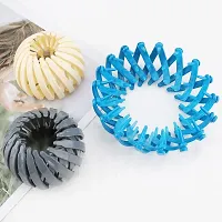 SUNBIRD Plastic Ponytail Holder Bun Maker Bird Nest Shaped Hair Clips for Thick And Thin Hair Accessories for Women and Girls pack of 4-thumb1