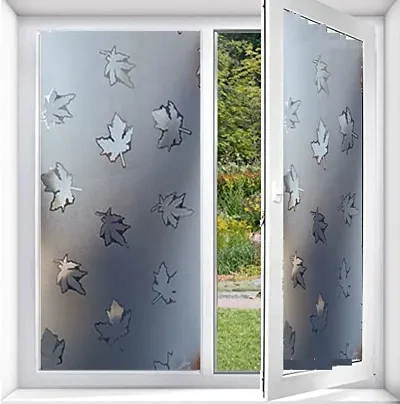 SUNBIRD 3D Decor Texture Privacy Window Film Static Cling No Glue Window Marble Stained Glass Window Film Coverings Glass Sticker for Home Self-Static