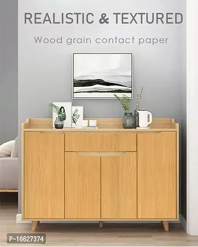 SUNBIRD Wood Grain PVC Stickers Peel and Stick Wallpaper Decorative Self-Adhesive Paper for Furniture Wall Covering Furniture Countertop Kitchen-thumb2