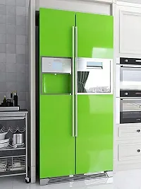 SUNBIRD Wallpaper Glossy Peel and Stick Self-Adhesive Waterproof Oil-Proof Kitchen Home Gloss Wallpaper Peel and Stick(24 X 75 Inch, Parrot Green Vinyl)-thumb1