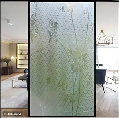 SUNBIRD SUNBIRD Window Privacy Film, Decorative Stained Glass Window Film, Frosted Window Tinting Film for Home, House Door Glass(60 X 121 Cm Buttercup)-thumb5