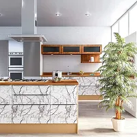 SUNBIRD Glossy White Marble Contact Paper Peel and Stick Wallpaper Vinyl Film Self Adhesive Removable Waterproof Wall Paper for Countertop Cabinet Kitchen-thumb4