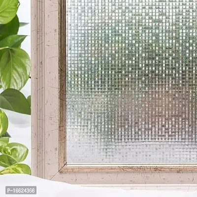 SUNBIRD Decorative Window Film,Flower Static Cling Privacy Door Film, Non Adhesive Heat Control Anti UV Window Cling for Office and Home