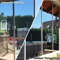 SUNBIRD? 2Pcs 50cm*4Feet One Way Mirror Film Daytime Privacy Heat Control Reflective Glass Covering Anti UV Solar Film Static Cling House Window Tint II Silver II-thumb3