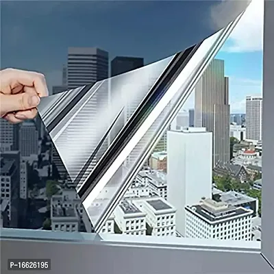 SUNBIRD 3Pcs_20Inch X 48Inch_One Way Mirror Window Film Self-Adhesive Reflective Privacy Glass Tint Heat Control Solar Film-thumb0