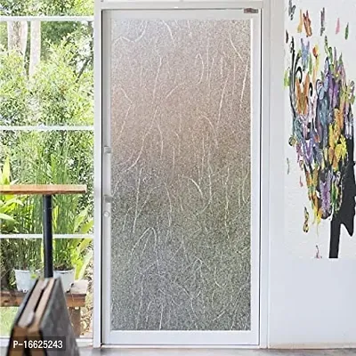 SUNBIRD Window Privacy Film, Frosted Removable Glass Covering for Bathroom, Opaque Static Cling Heat Control Door Sticker for Home (17 X 78 Inch,Snake dot)-thumb4