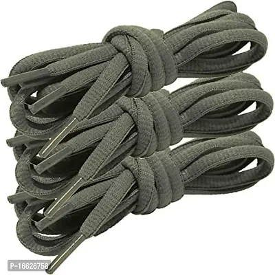 SUNBIRD 3 Pair Shoelaces Thick Round Athletic Shoe laces for Sneakers Running Shoes Laces Basketball Baseball Shoelace, Athletic Sport Trainers Shoestring for Men or Women-thumb0