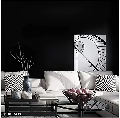 SUNBIRD? Black Matte Adhesive Paper 24Inch X 78Inch Wallpaper Durable Decorative Self-Adhesive Film for Smooth Surfaces, Multiple Colors, Decorative Refurbishment for Rooms and Old Objects-thumb4