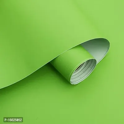 SUNBIRD Self-Adhesive Green Contact Paper Wallpaper Removable Waterproof Peel and Stick Vinyl Self-Adhesive Paper Shelf Liner for Decorating Wall Table Wall and Door Reform