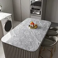 SUNBIRD Counter top Covers Peel and Stick Wallpaper Self Adhesive Wall Paper Roll Kitchen top Marble Adhesive Paper Table Desk Cover Bathroom Vanity Decor Waterproof 24x78_Inch (Grey Marble)-thumb1