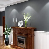 SUNBIRD Wallpaper Sticker Smooth with Glossy Waterproof Redesign Heat Resistant DIY Removable Wallpaper Redecoration Resistant Cutting Sheet Thick Adhesive (Proper Dark Grey 2X4 Foot)-thumb2