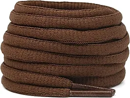 SUNBIRD 5 Pair Ova/sneaker/Flat Shoes laces Athletic Shoe Laces for Sport/Running Shoes Shoe Strings Round Oval /Flat/sneaker Shoe Lace (5 pair, Brown oval)-thumb4