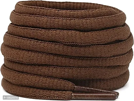 SUNBIRD 5 Pair Ova/sneaker/Flat Shoes laces Athletic Shoe Laces for Sport/Running Shoes Shoe Strings Round Oval /Flat/sneaker Shoe Lace (5 pair, Brown oval)-thumb5