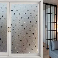 SUNBIRD 3D Decor Texture Privacy Window Film Static Cling No Glue Window Marble Stained Glass Window Film Coverings Glass Sticker for Home Self-Static-thumb2