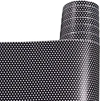 SUNBIRD Perforated Vinyl Window Film Black to Prevent Bird Strike, Perforated Black Vinyl Privacy Window Film Privacy Protecting Self Adhesive Glass Stickers 24x48 Inch-thumb3