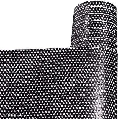 SUNBIRD Perforated Vinyl Window Film Black to Prevent Bird Strike, Perforated Black Vinyl Privacy Window Film Privacy Protecting Self Adhesive Glass Stickers 24x48 Inch-thumb4