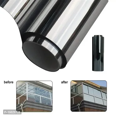 SUNBIRD One Way Window Film Privacy Window Heat Control Flim Glass Films Self-Adhesive Window Tint for Home and Office 50cm X 100cm-thumb3