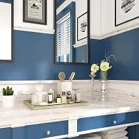 SUNBIRD Dark Blue Wallpaper Solid Color Peel and Stick Wallpaper Matte Self Adhesive Blue Contact Paper for Cabinets Removable 24 x 78 Inch-thumb4