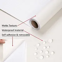 SUNBIRD Self-Adhesive Matte Wallpaper Removable Contact Paper Peel and Stick Paper Countertops for Kitchen Thick Waterproof Wall Paper for Bathroom Table Furniture-thumb4