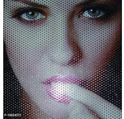 SUNBIRD? Media Window Film Production One Way Vision Vinyl Perforated (24 inches x 48 inches) Mesh Film Self Adhesive Vinyl Sticker.